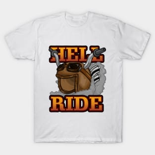 Motorcyclist with Sunglasses and Motorcycle T-Shirt